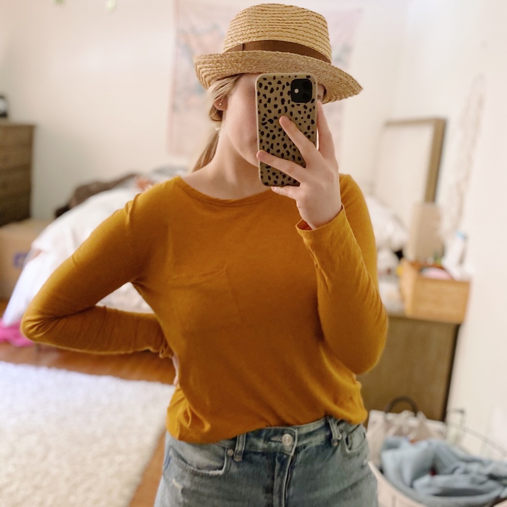 ☼ yellow long sleeve tee - Picture 2 of 7